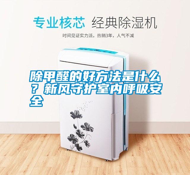 除甲醛的好方法是什么？新風守護室內(nèi)呼吸安全