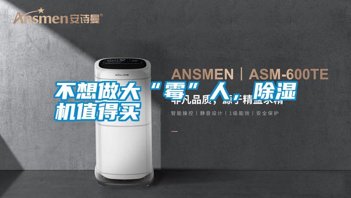 不想做大“霉”人，除濕機值得買