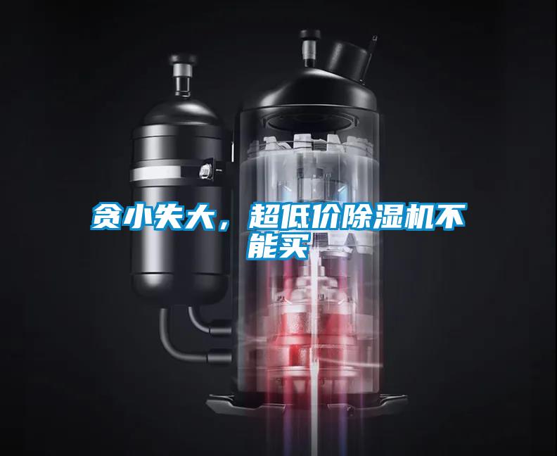 貪小失大，超低價除濕機不能買