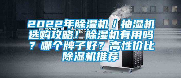 2022年除濕機／抽濕機選購攻略！除濕機有用嗎？哪個牌子好？高性價比除濕機推薦