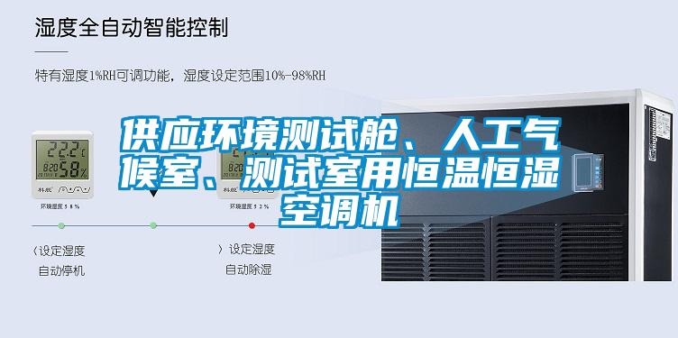 供應環(huán)境測試艙、人工氣候室、測試室用恒溫恒濕空調機