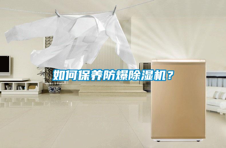 如何保養(yǎng)防爆除濕機(jī)？