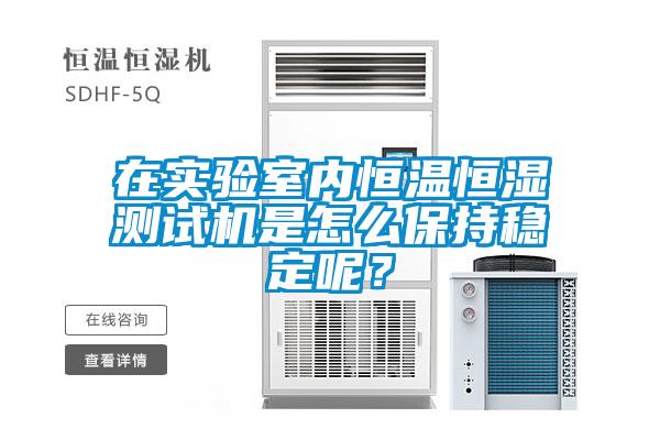 在實(shí)驗(yàn)室內(nèi)恒溫恒濕測試機(jī)是怎么保持穩(wěn)定呢？