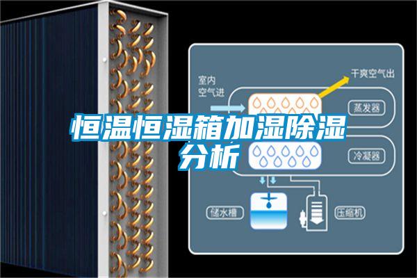 恒溫恒濕箱加濕除濕分析