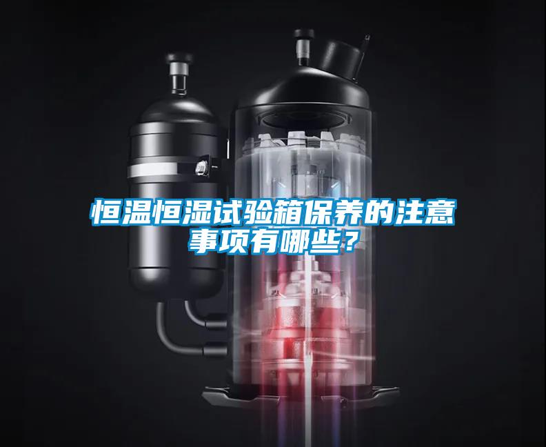 恒溫恒濕試驗箱保養(yǎng)的注意事項有哪些？