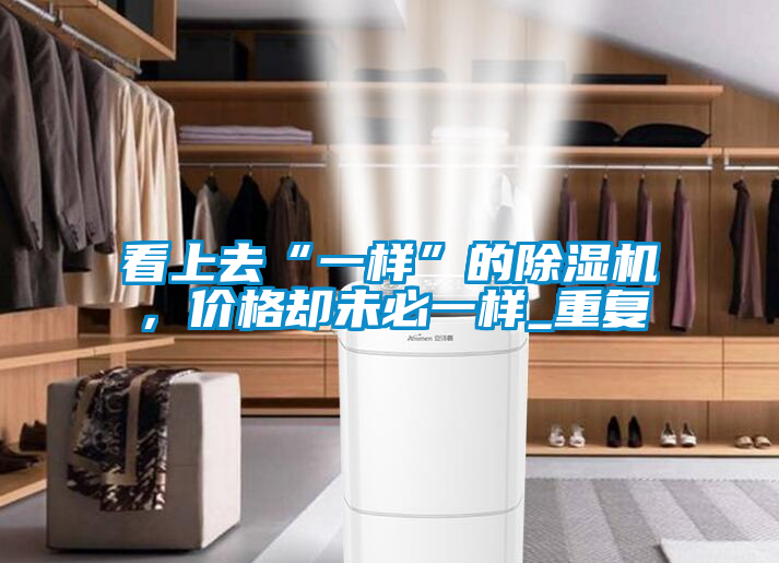 看上去“一樣”的除濕機(jī)，價格卻未必一樣_重復(fù)