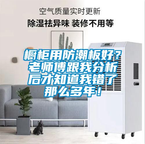 櫥柜用防潮板好？老師傅跟我分析后才知道我錯(cuò)了那么多年！