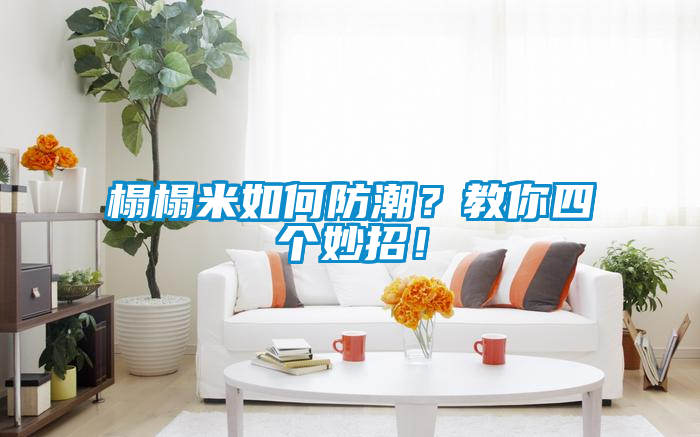 榻榻米如何防潮？教你四個妙招！