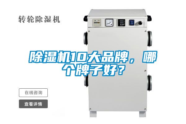 除濕機10大品牌，哪個牌子好？
