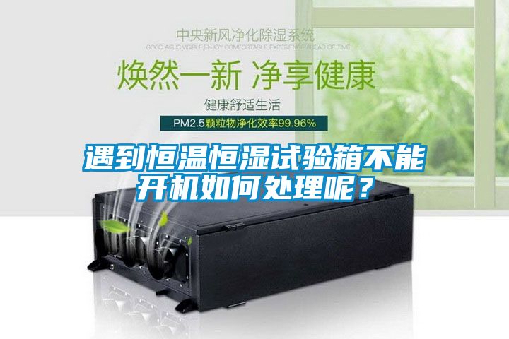 遇到恒溫恒濕試驗(yàn)箱不能開(kāi)機(jī)如何處理呢？